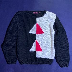 Whistles geometric sweater L
